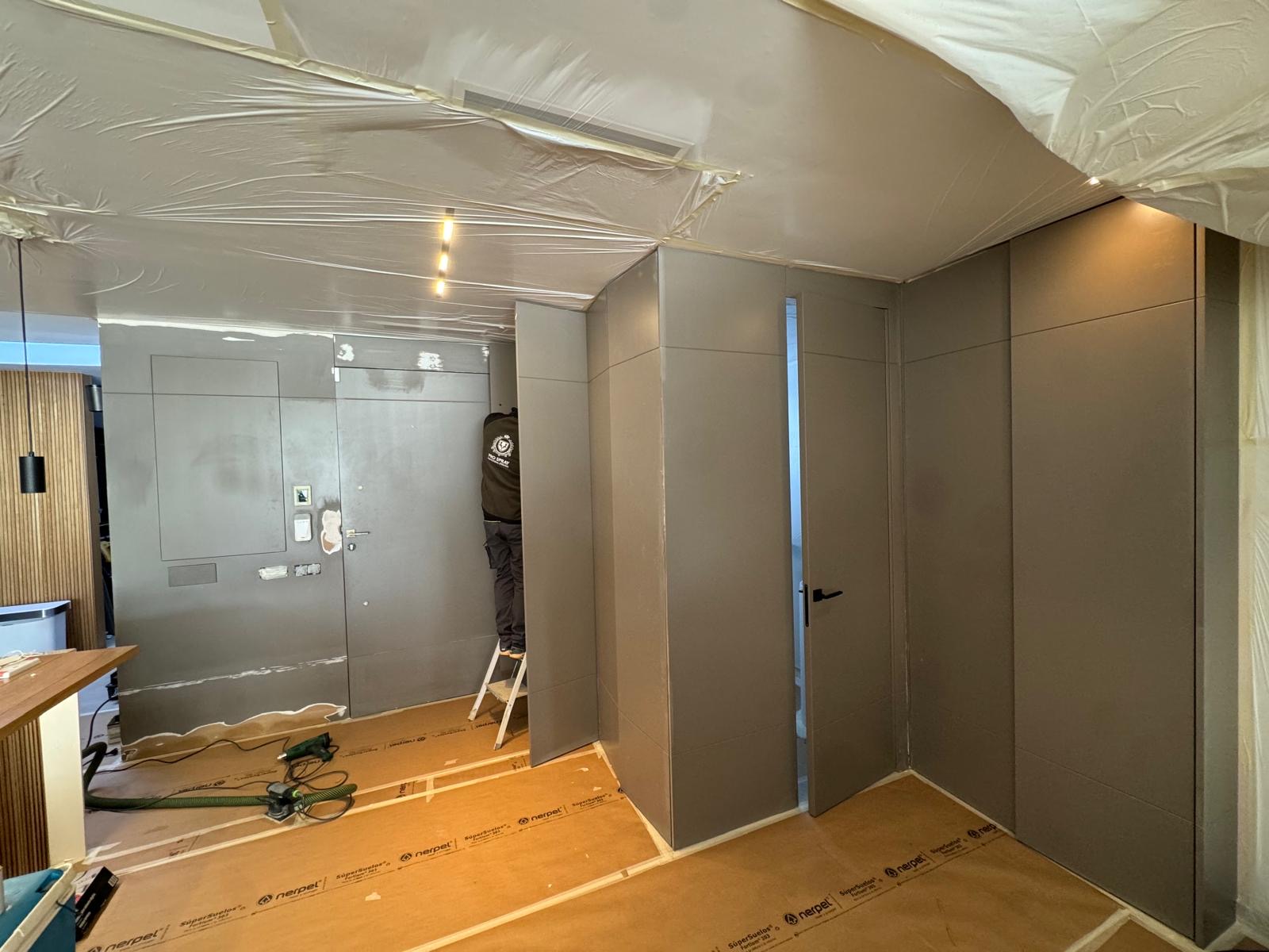 Fitted Wardrobe Spraying